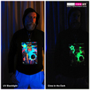 "Merlin" UV-Blacklight & Glow-In-The-Dark Mens Hoodie